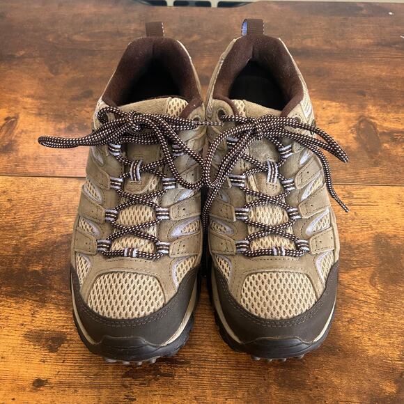 Merrell Moab 2 Vent Hiking Shoes Dusty Olive Women's 8 Vibram Select Dry - Picture 2 of 11